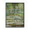 Stupell Industries Bridge Over Lilies Monet with Black Frame Wall Accent